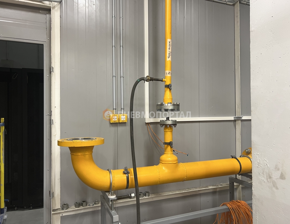 Продувка системы отопления от мусора через центробежный осушитель воздуха