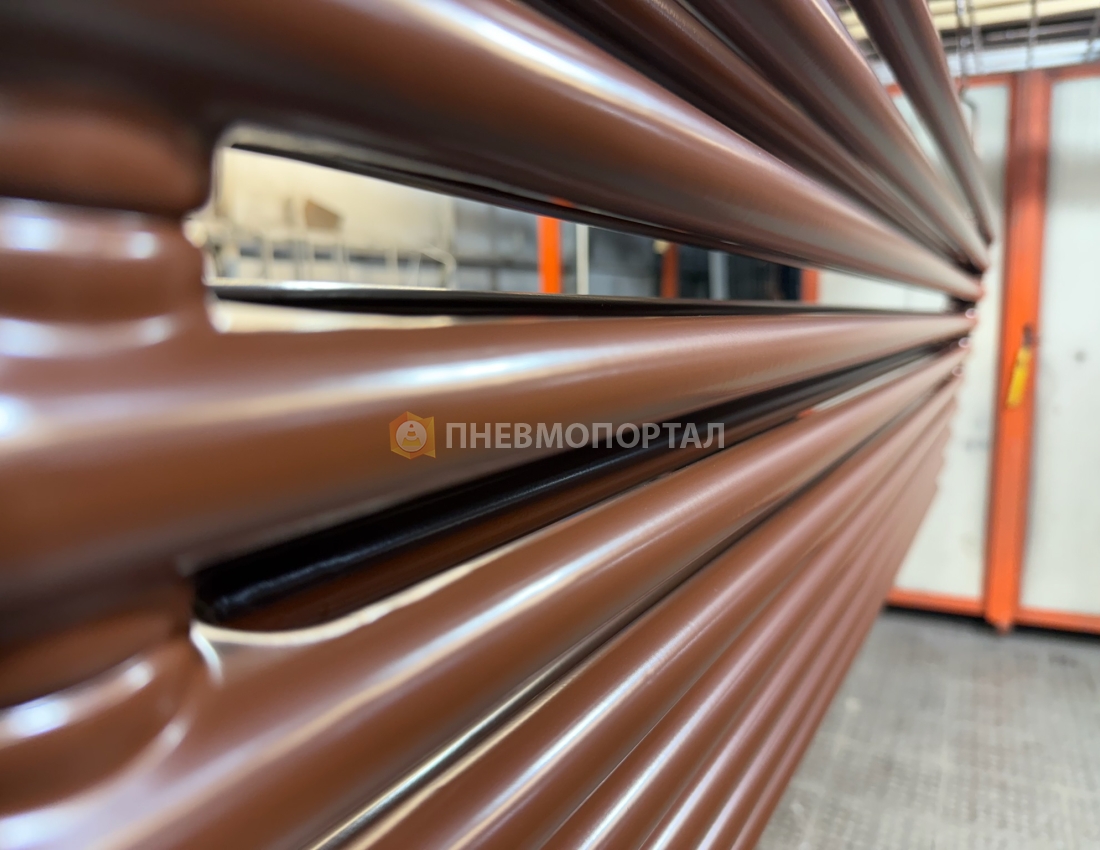 Порошковая покраска радиаторов Ral 8016 и Ral 7047