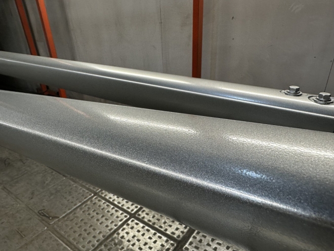 Порошковая покраска автомобильных подножек